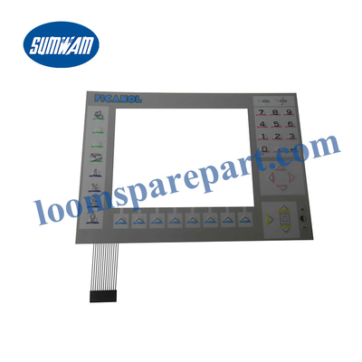 Fabric Picanol Loom Spare Parts Membrane Switch Panel B155819 B163113 BA300360
