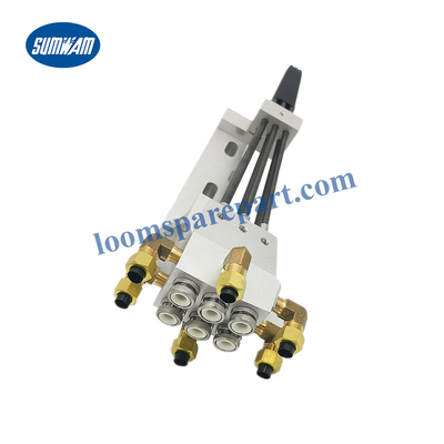 Textile Toyota Loom Spare Parts Main Six Nozzle With Base Yarn Dyed Swing Nozzle