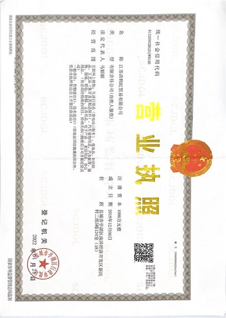 China SHANGHAI YIHEHUA IMPORT AND EXPORT CO,. LTD certification