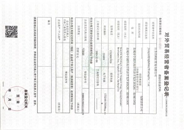 China SHANGHAI YIHEHUA IMPORT AND EXPORT CO,. LTD certification